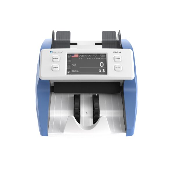 FT610 | Vertical, Multi – Currency Mix Value Counting Machine